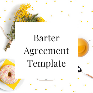 Barter Agreement Template
