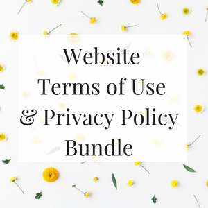 Website Terms of Use & Privacy Policy Bundle