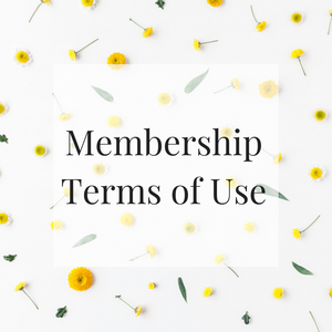 Membership Terms of Use