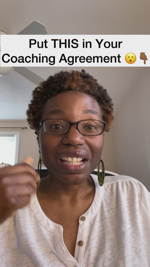 Coaching Agreement template