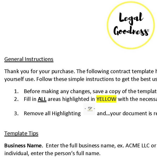 Barter Agreement Template Legal Goodness